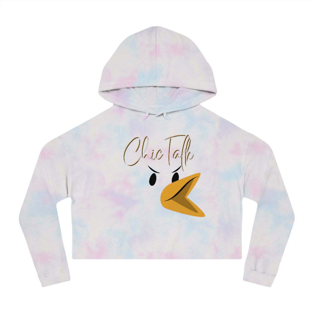 Chic Talk Women’s Cropped Hooded Sweatshirt