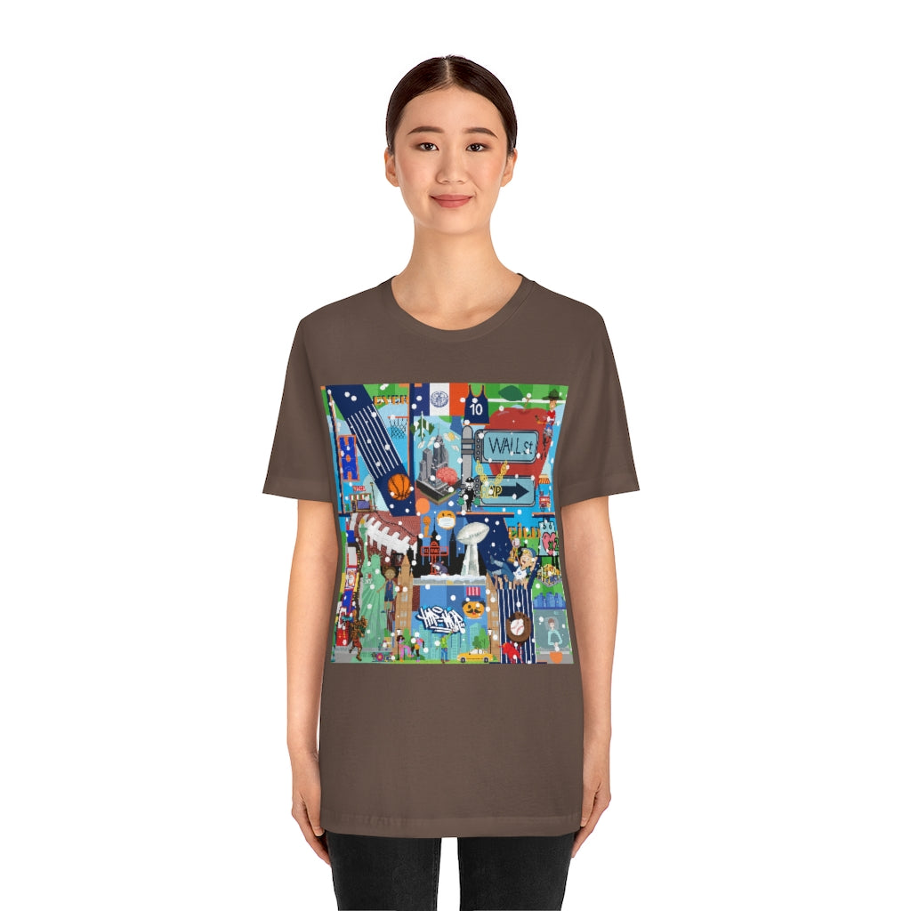 ND City Series N.Y. Unisex Jersey Short Sleeve Tee