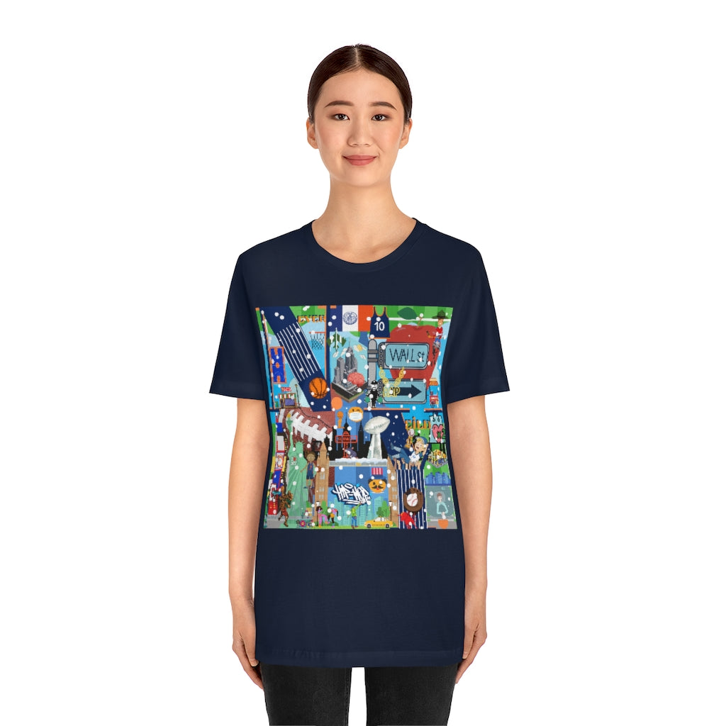 ND City Series N.Y. Unisex Jersey Short Sleeve Tee