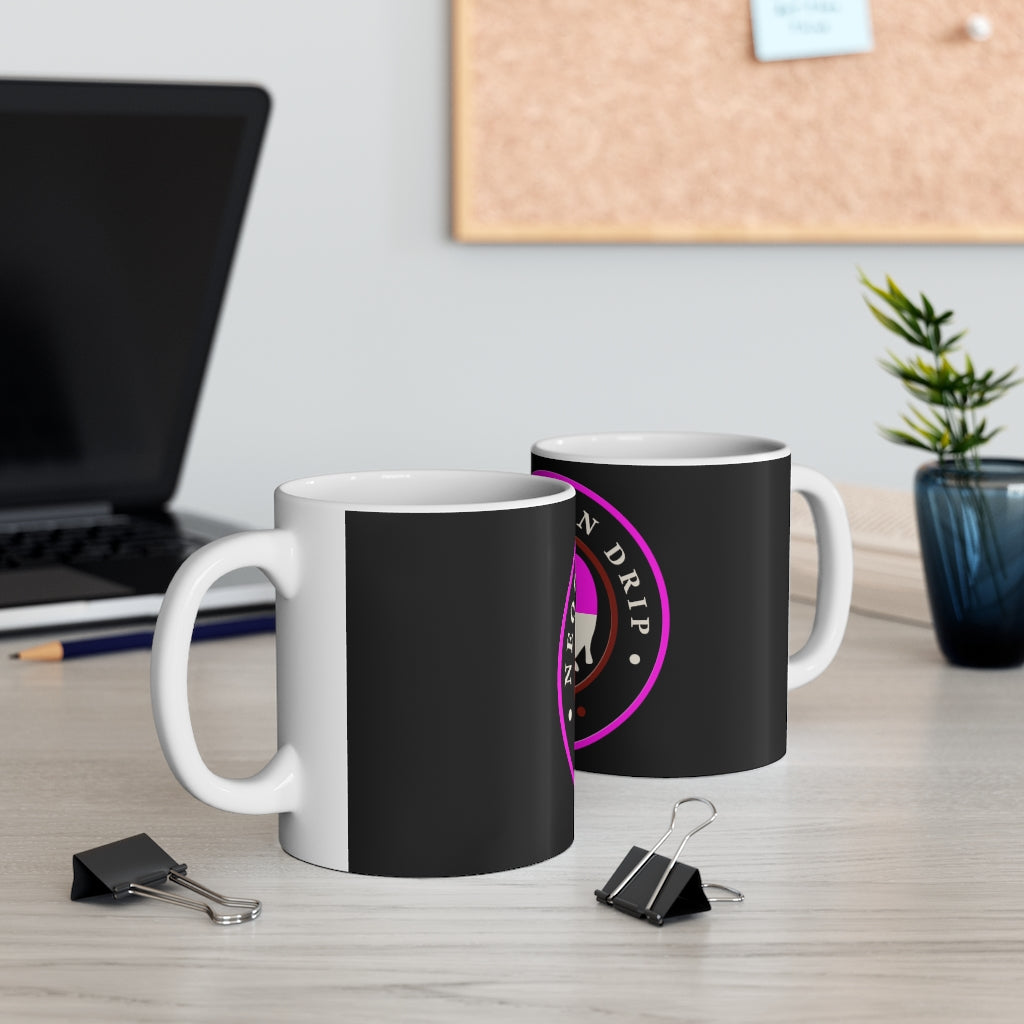 Neopolitan Drip Logo Ceramic Mug 11oz