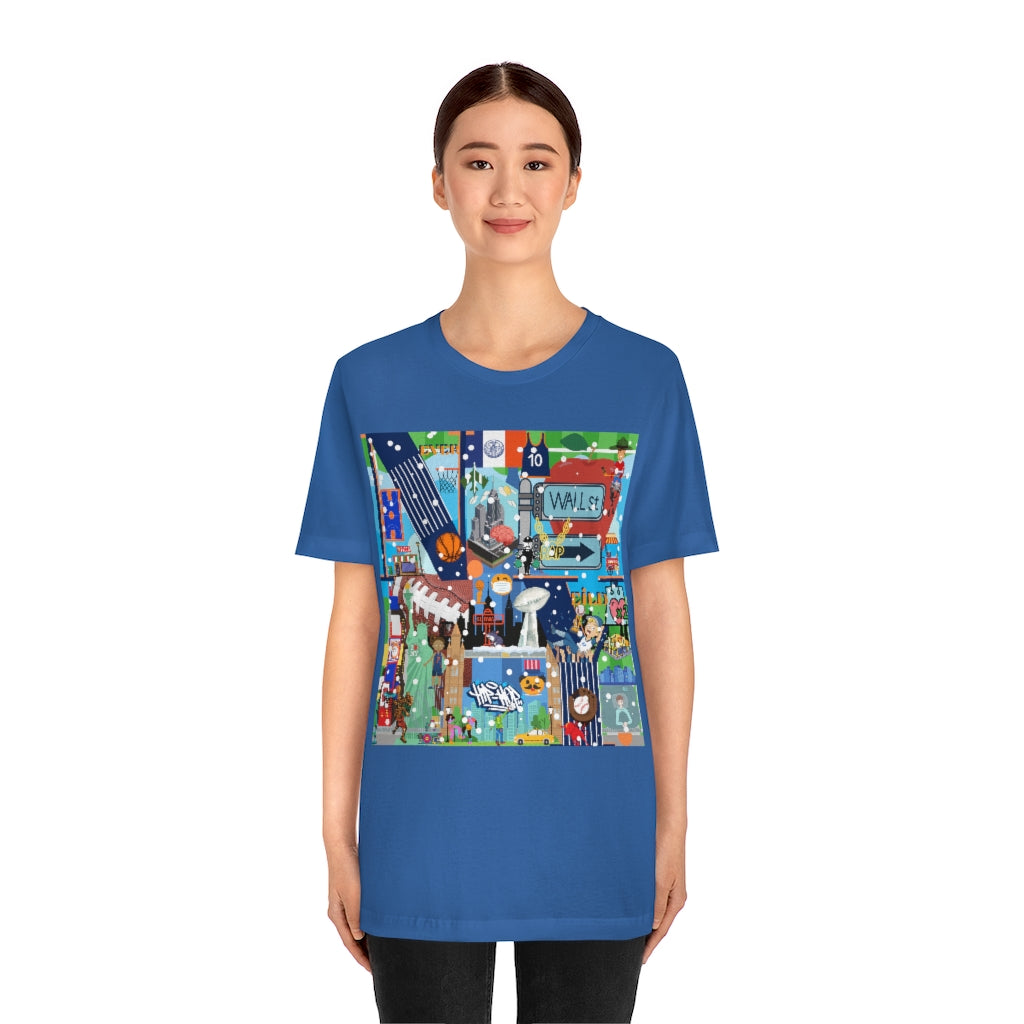 ND City Series N.Y. Unisex Jersey Short Sleeve Tee