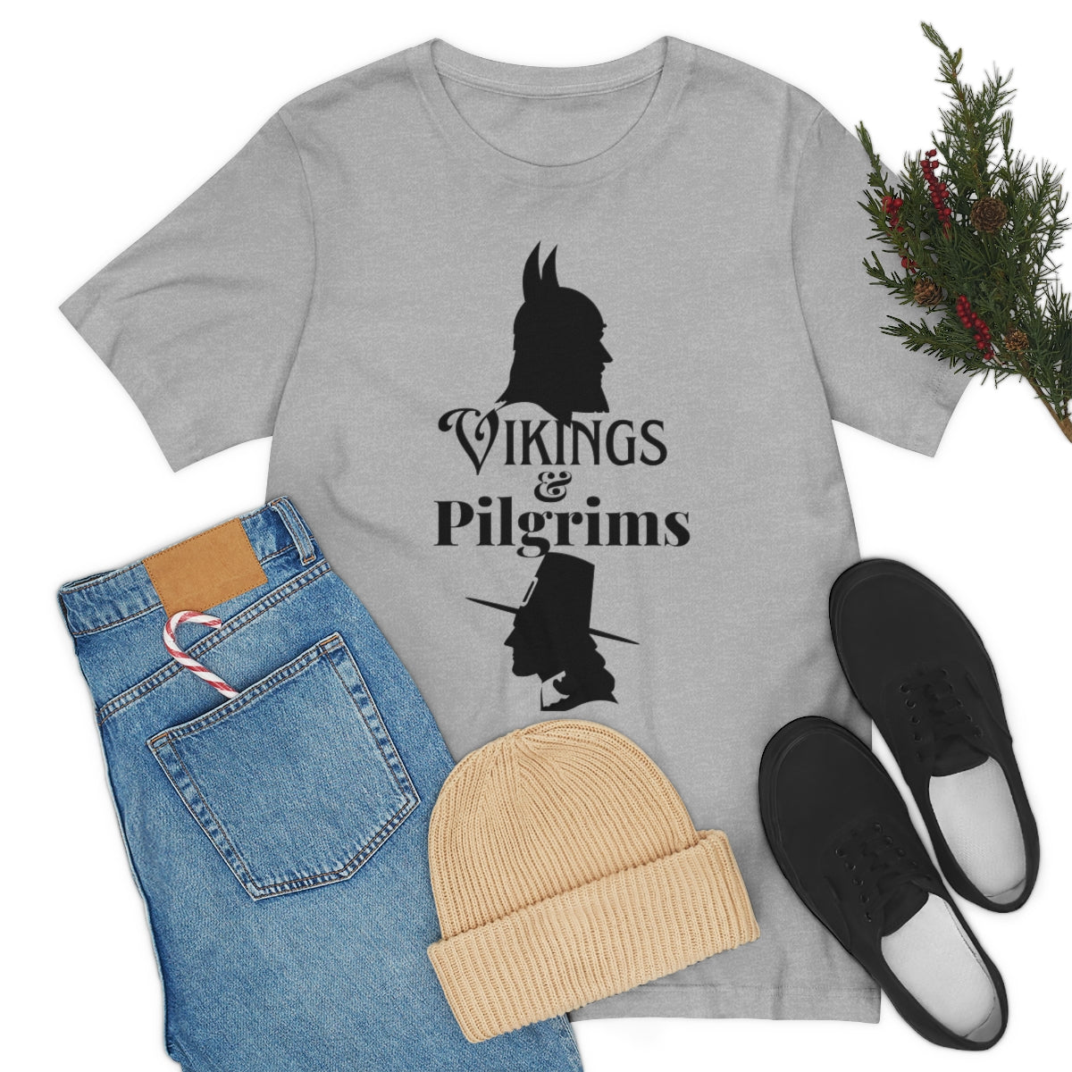 Vikings & Pilgrims Unisex Jersey Short Sleeve Tee