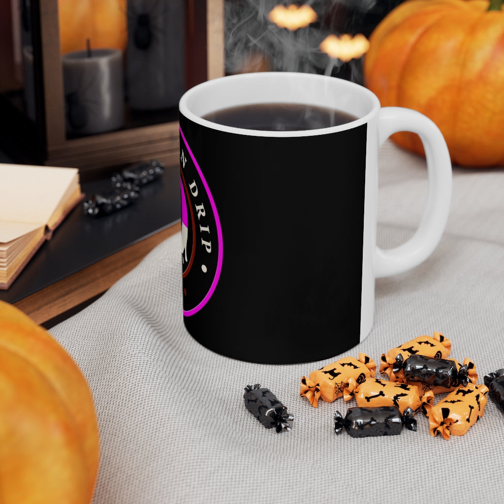 Neopolitan Drip Logo Ceramic Mug 11oz