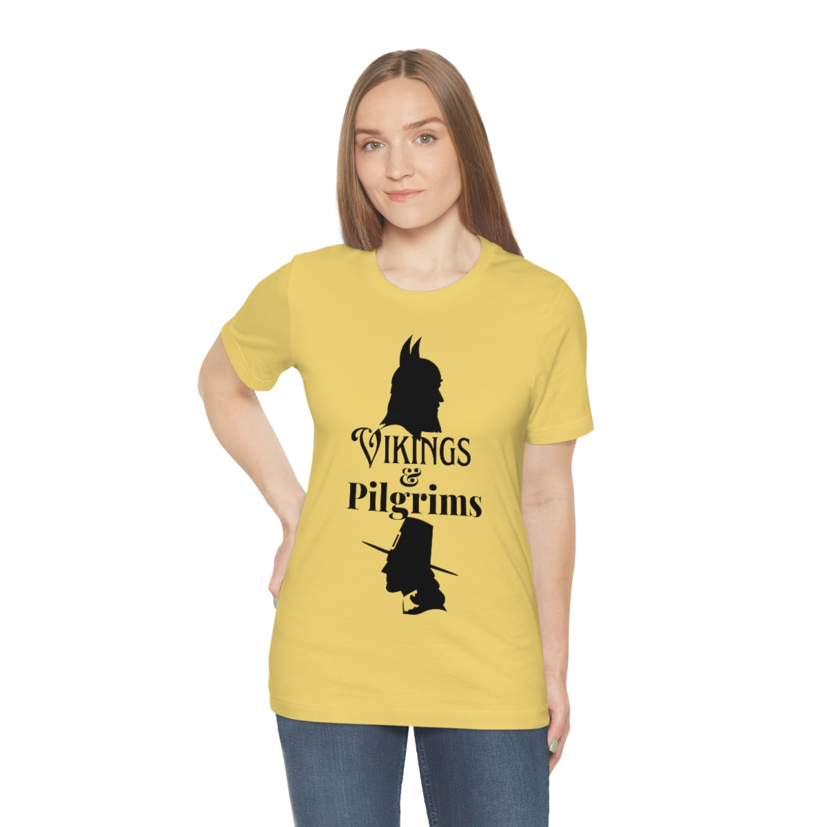 Vikings & Pilgrims Unisex Jersey Short Sleeve Tee