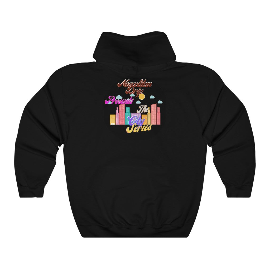 ND City Series L.A. Mural/Collage Unisex Heavy Blend™ Hooded Sweatshirt