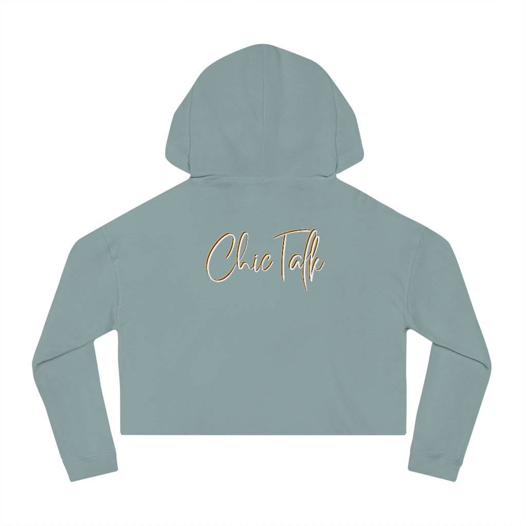 Chic Talk Women’s Cropped Hooded Sweatshirt