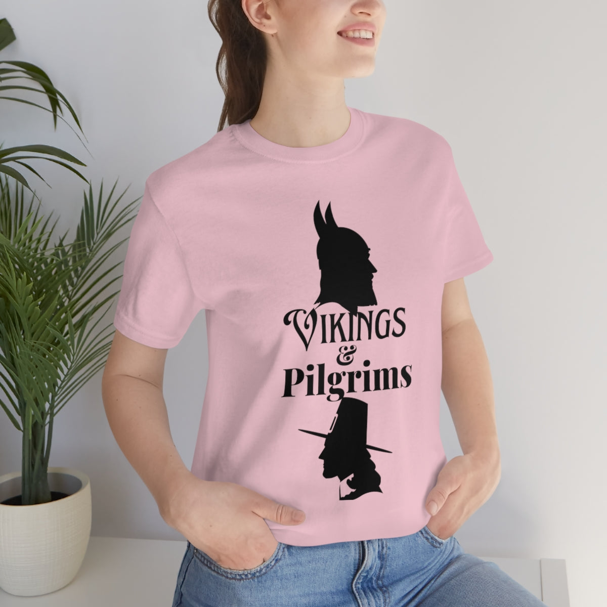 Vikings & Pilgrims Unisex Jersey Short Sleeve Tee