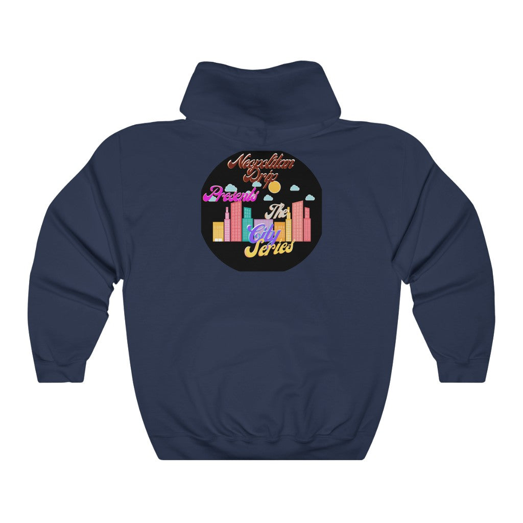 ND City Series L.A. Mural/Collage Unisex Heavy Blend™ Hooded Sweatshirt