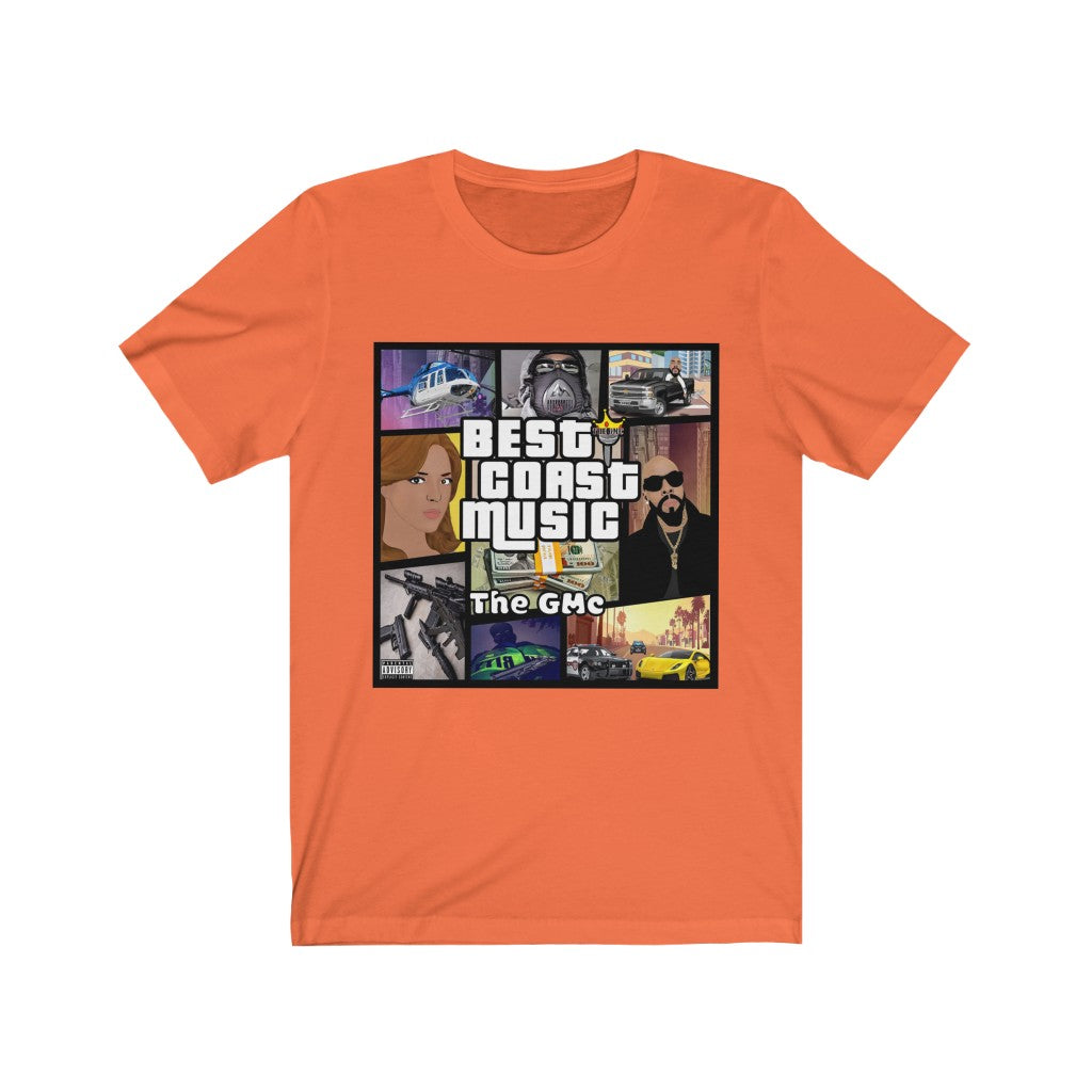 Best Coast Music Game Edition Unisex Jersey Short Sleeve Tee