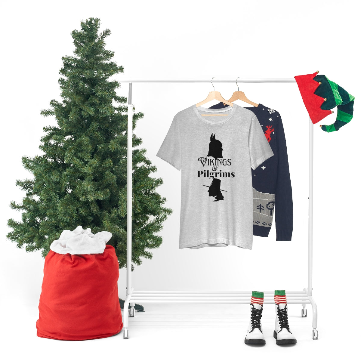 Vikings & Pilgrims Unisex Jersey Short Sleeve Tee