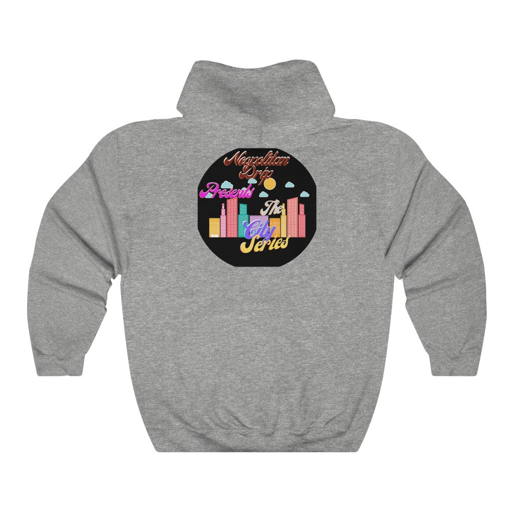 ND City Series L.A. Mural/Collage Unisex Heavy Blend™ Hooded Sweatshirt