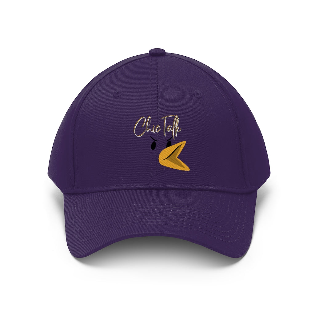 Chic Talk Unisex Twill Hat