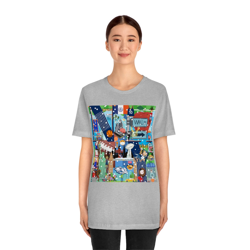 ND City Series N.Y. Unisex Jersey Short Sleeve Tee