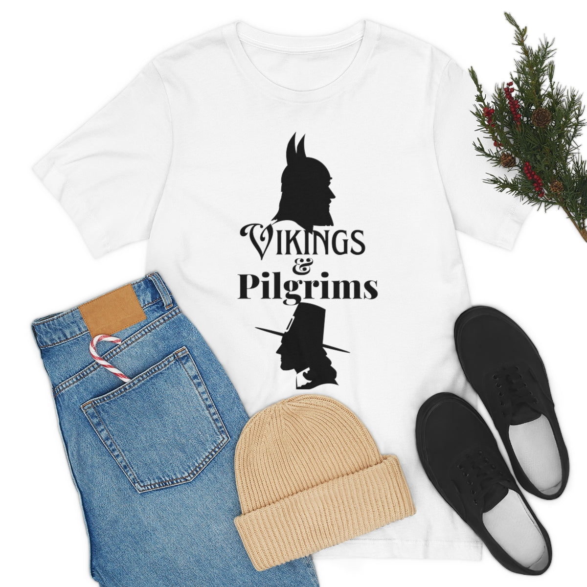 Vikings & Pilgrims Unisex Jersey Short Sleeve Tee