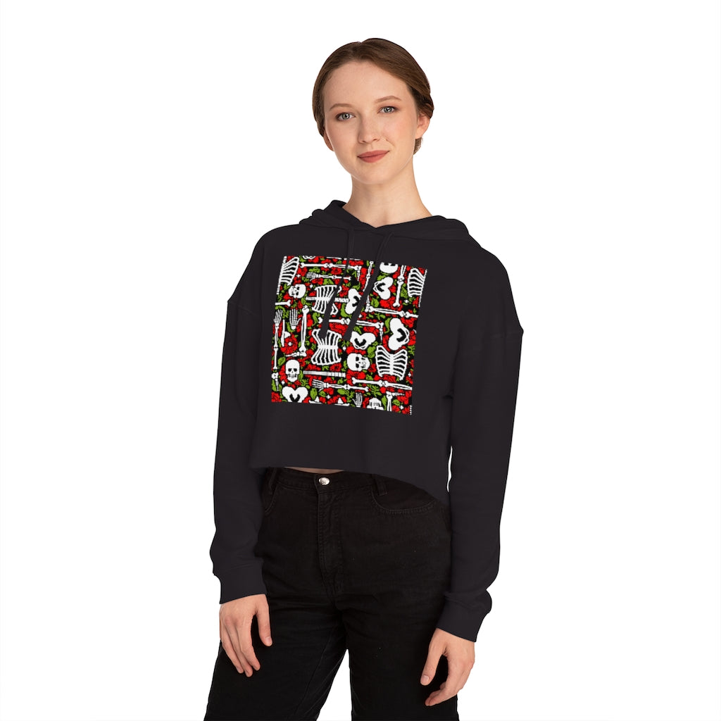 Death Lovely Women’s Cropped Hooded Sweatshirt