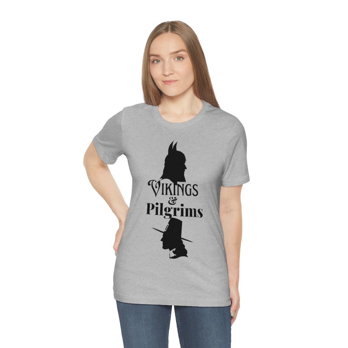 Vikings & Pilgrims Unisex Jersey Short Sleeve Tee