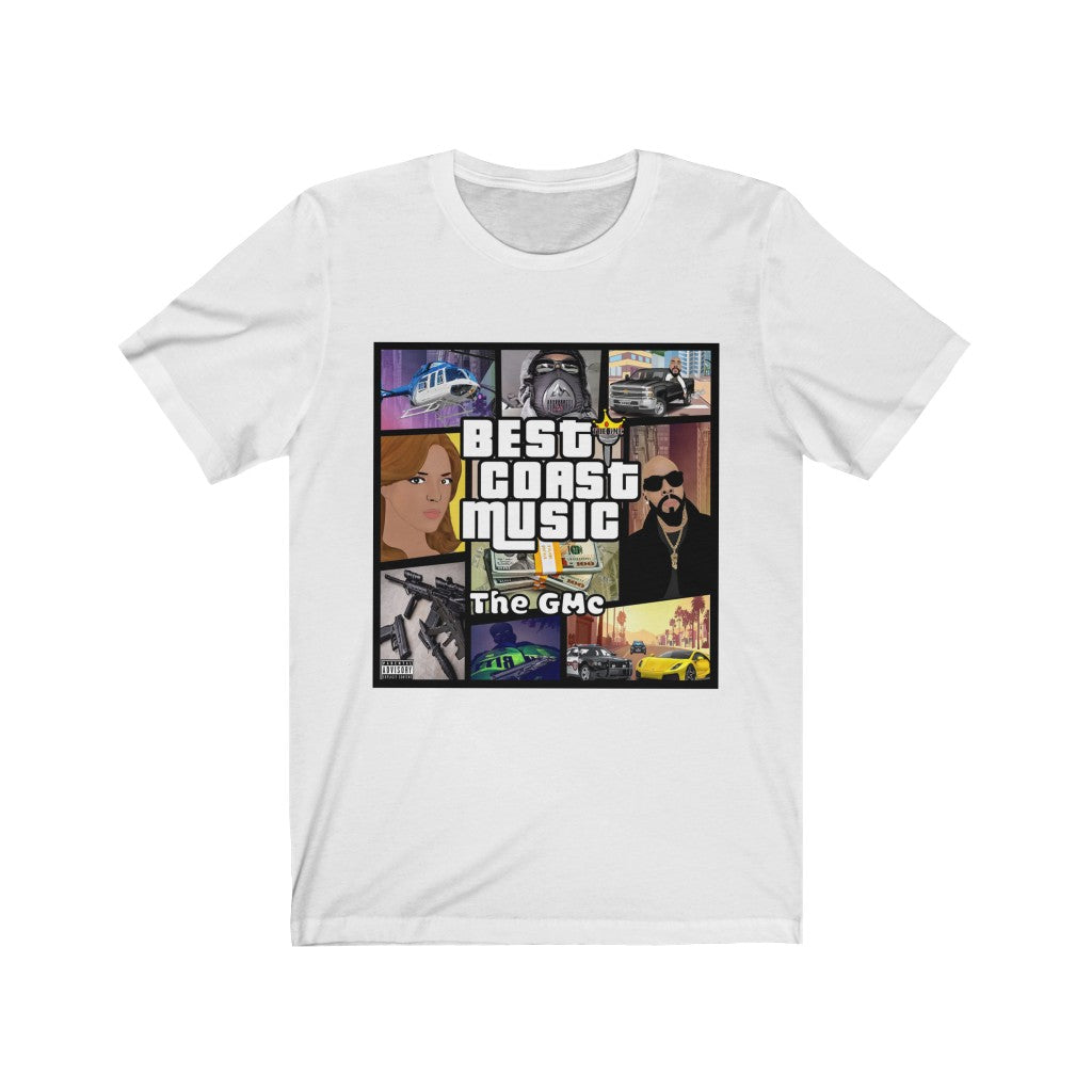 Best Coast Music Game Edition Unisex Jersey Short Sleeve Tee