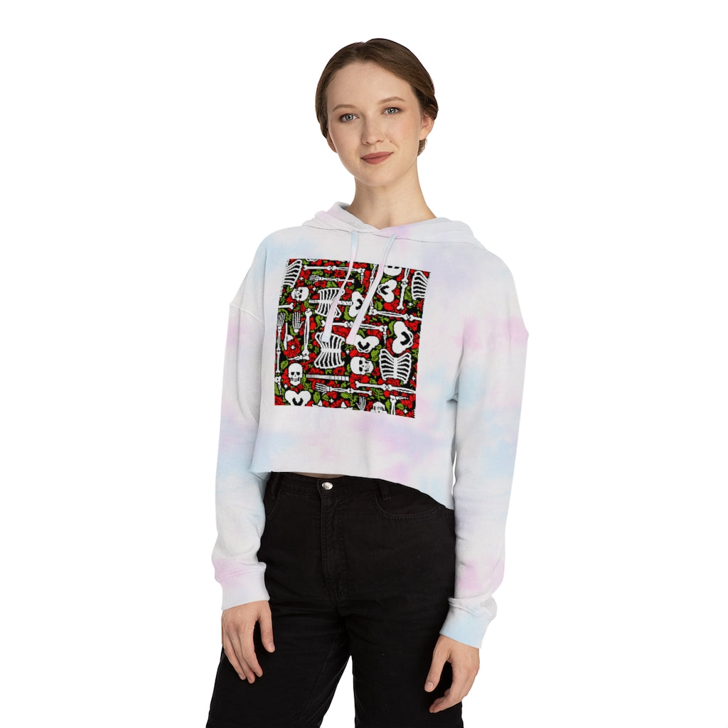 Death Lovely Women’s Cropped Hooded Sweatshirt