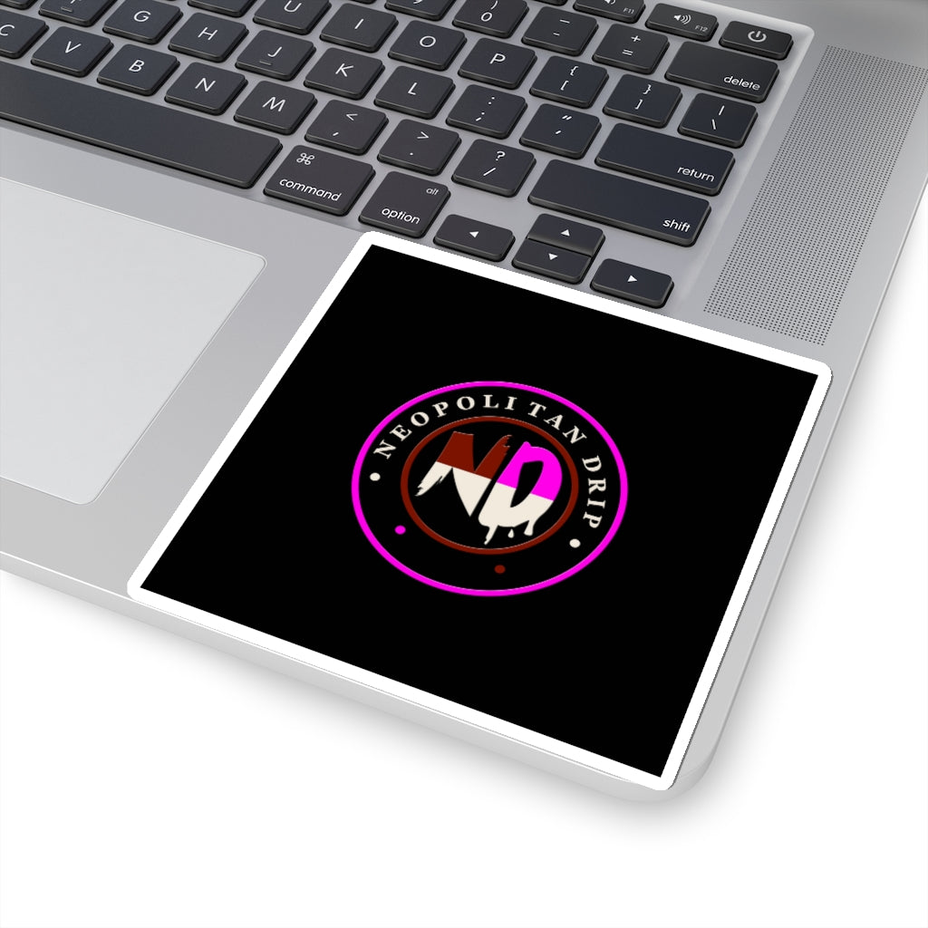 Neopolitan Drip Kiss-Cut Stickers