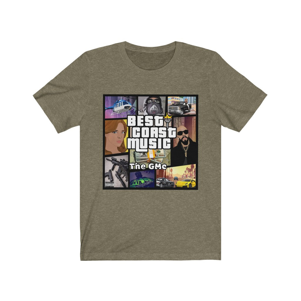 Best Coast Music Game Edition Unisex Jersey Short Sleeve Tee