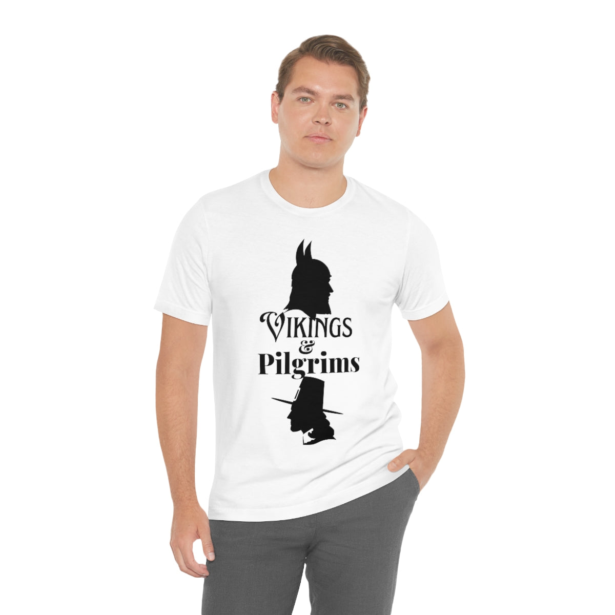 Vikings & Pilgrims Unisex Jersey Short Sleeve Tee