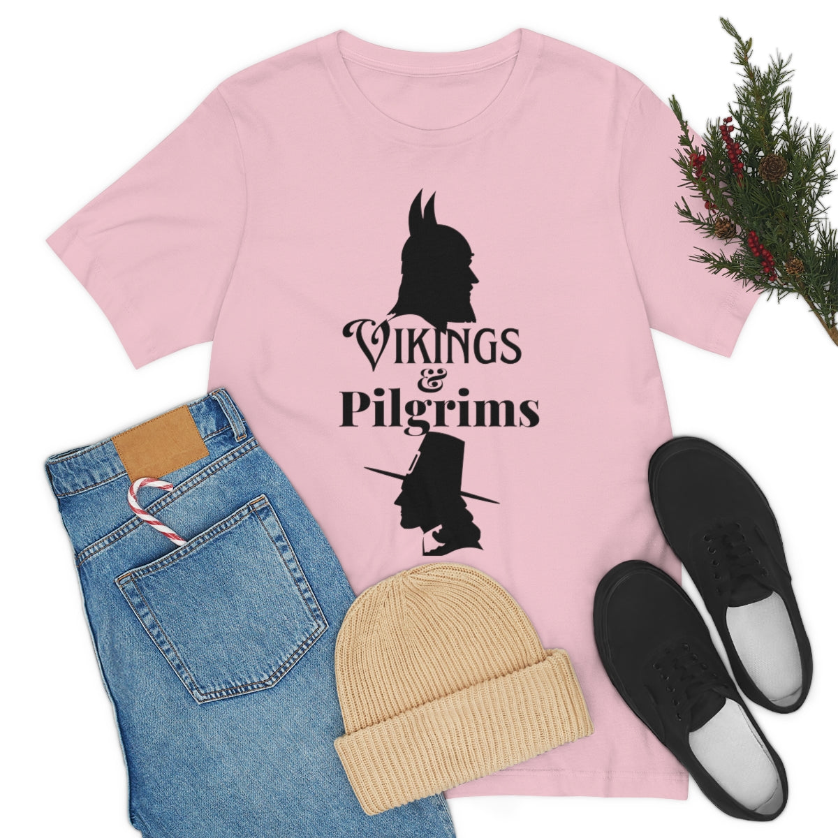 Vikings & Pilgrims Unisex Jersey Short Sleeve Tee