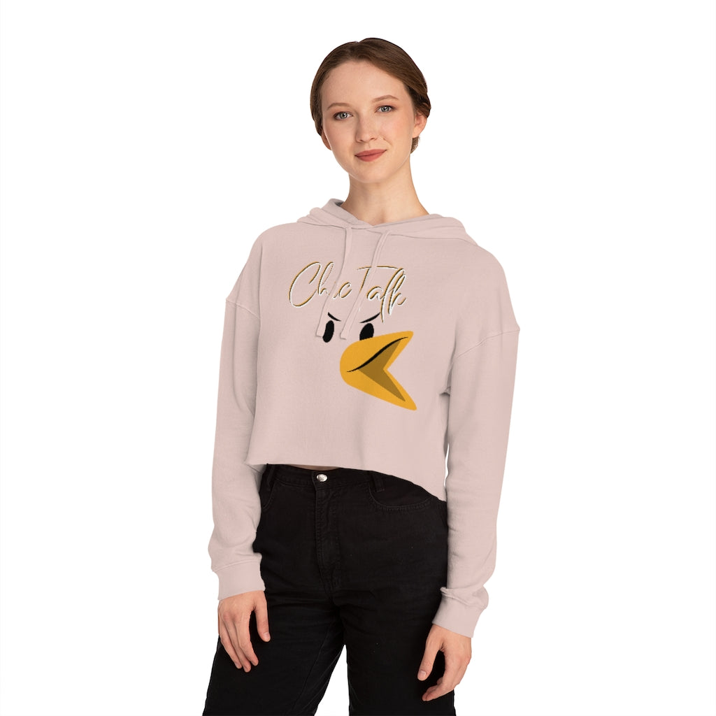 Chic Talk Women’s Cropped Hooded Sweatshirt