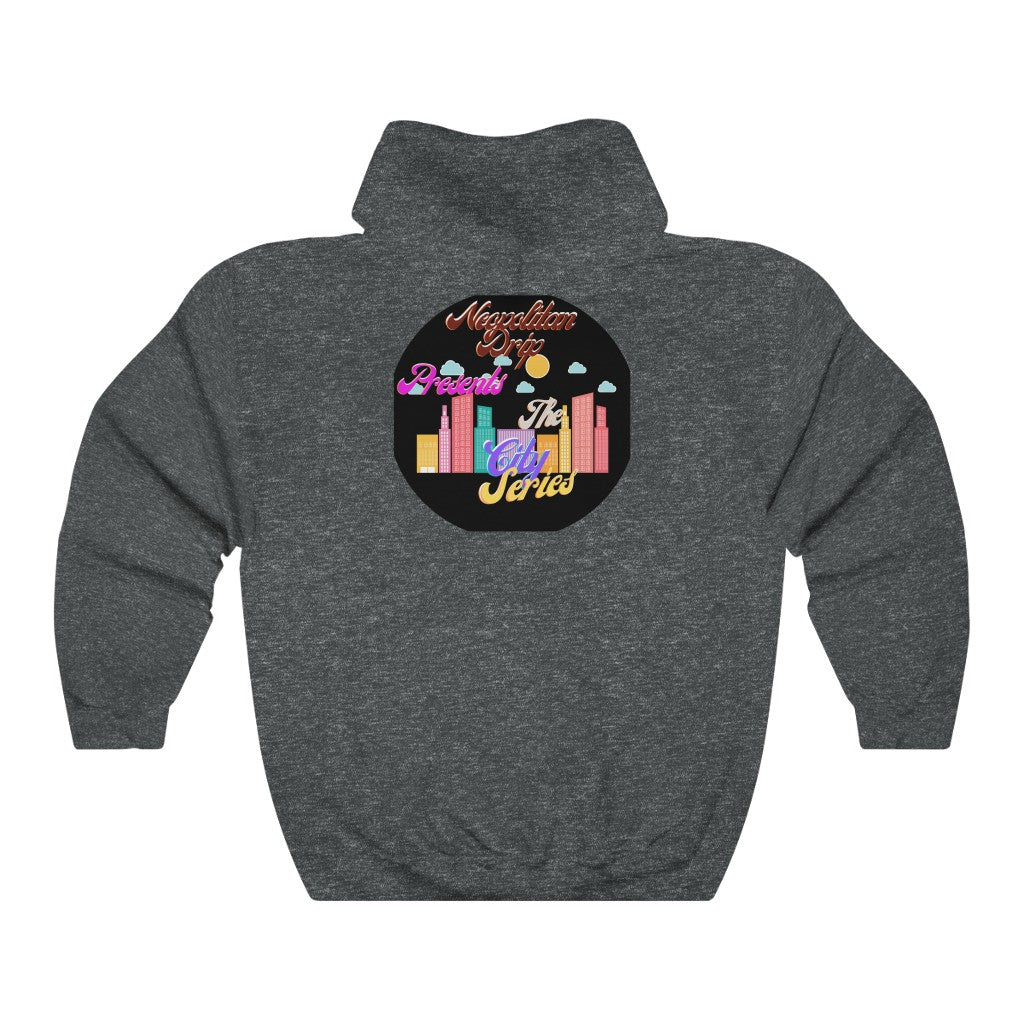 ND City Series L.A. Mural/Collage Unisex Heavy Blend™ Hooded Sweatshirt