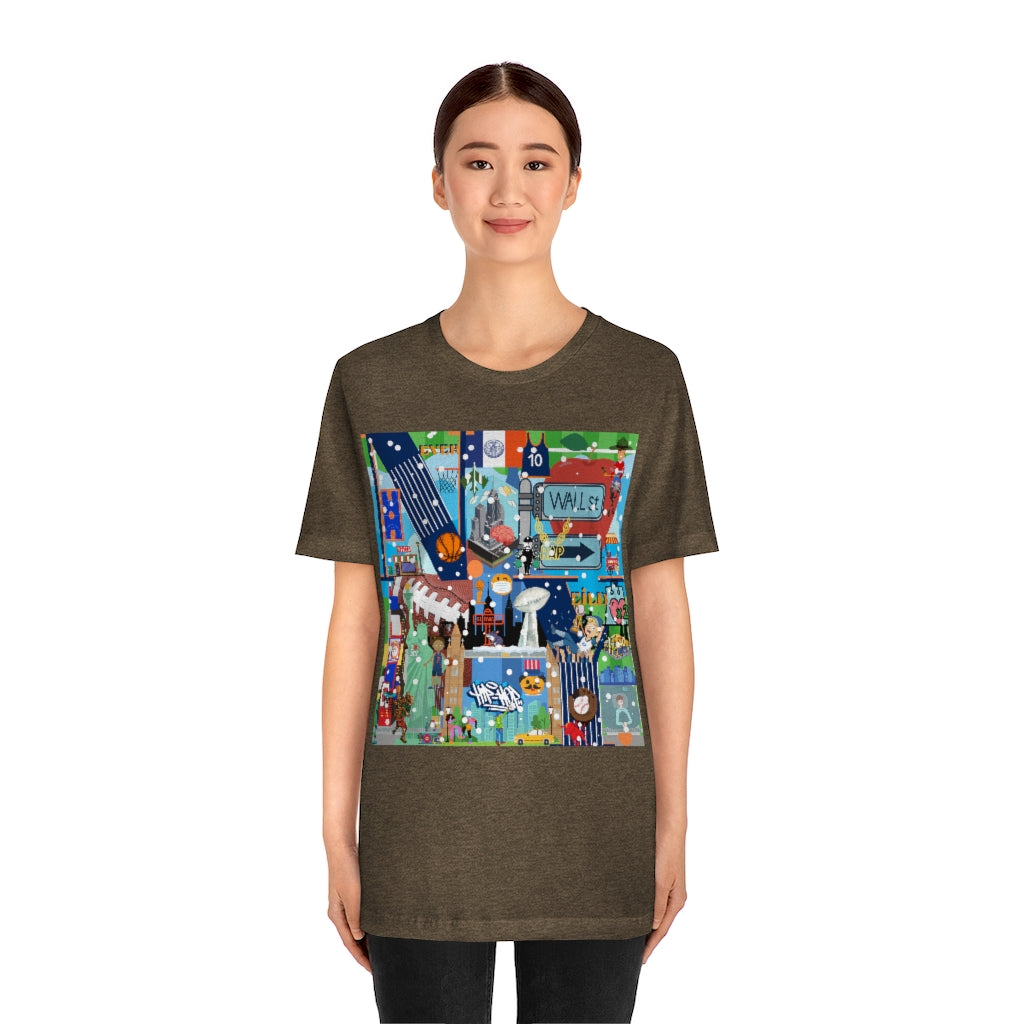 ND City Series N.Y. Unisex Jersey Short Sleeve Tee