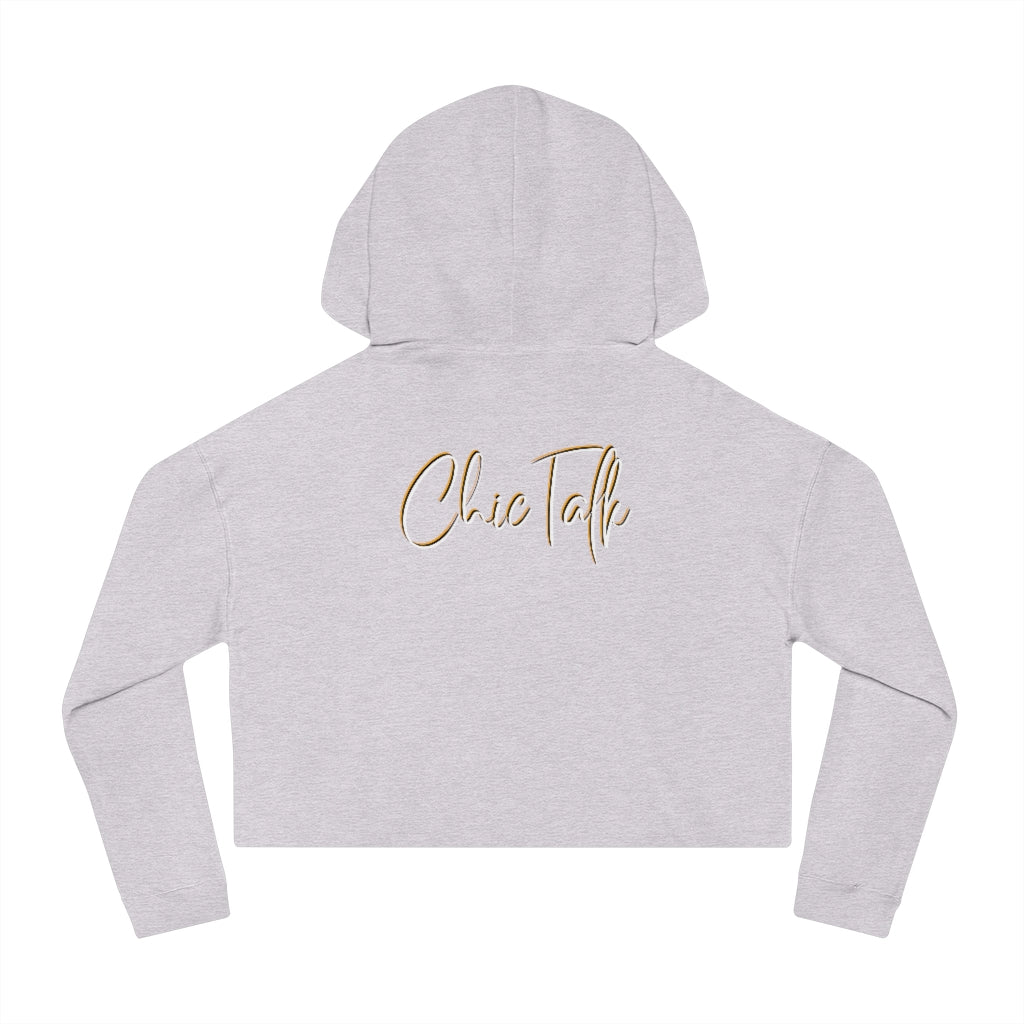 Chic Talk Women’s Cropped Hooded Sweatshirt