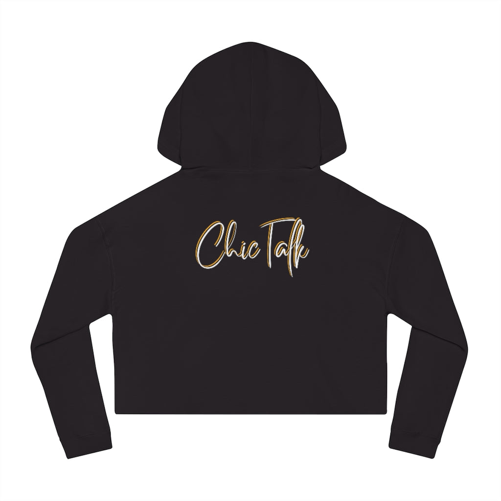 Chic Talk Women’s Cropped Hooded Sweatshirt