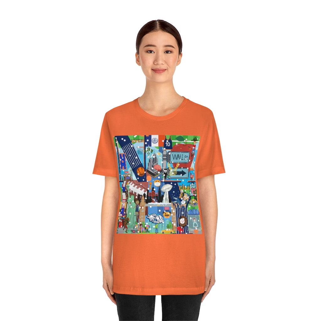 ND City Series N.Y. Unisex Jersey Short Sleeve Tee