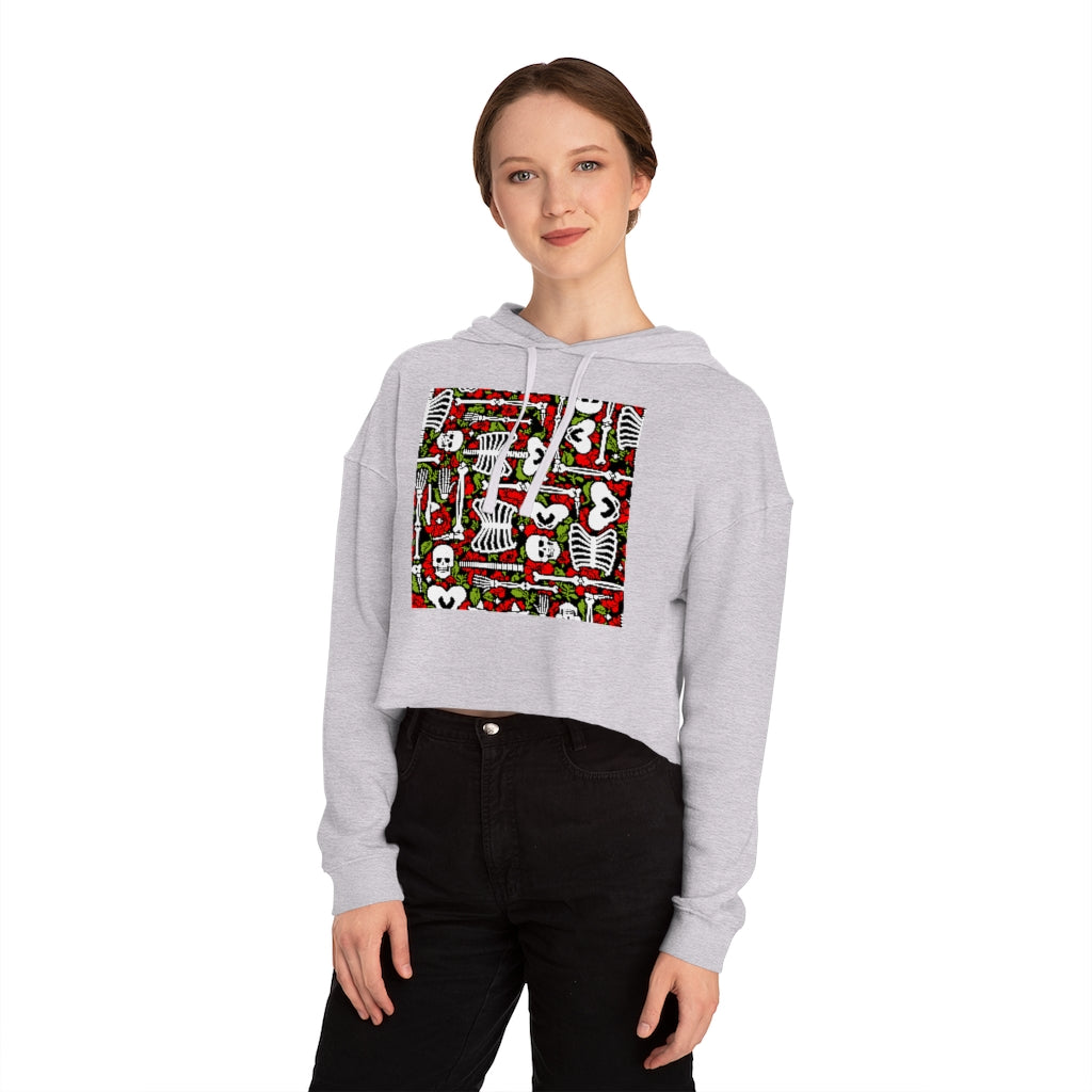 Death Lovely Women’s Cropped Hooded Sweatshirt
