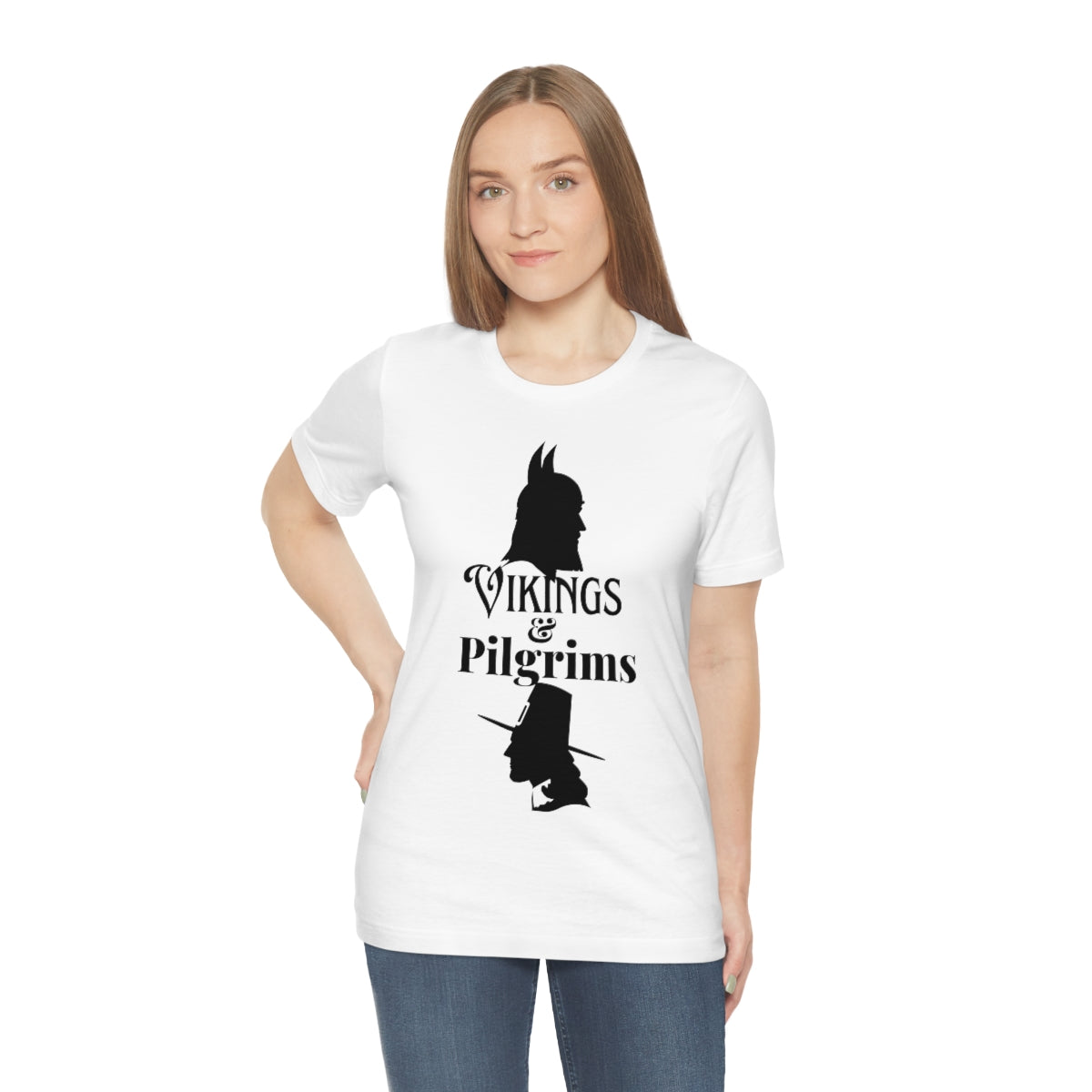 Vikings & Pilgrims Unisex Jersey Short Sleeve Tee