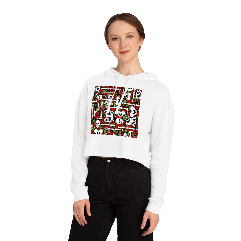 Death Lovely Women’s Cropped Hooded Sweatshirt