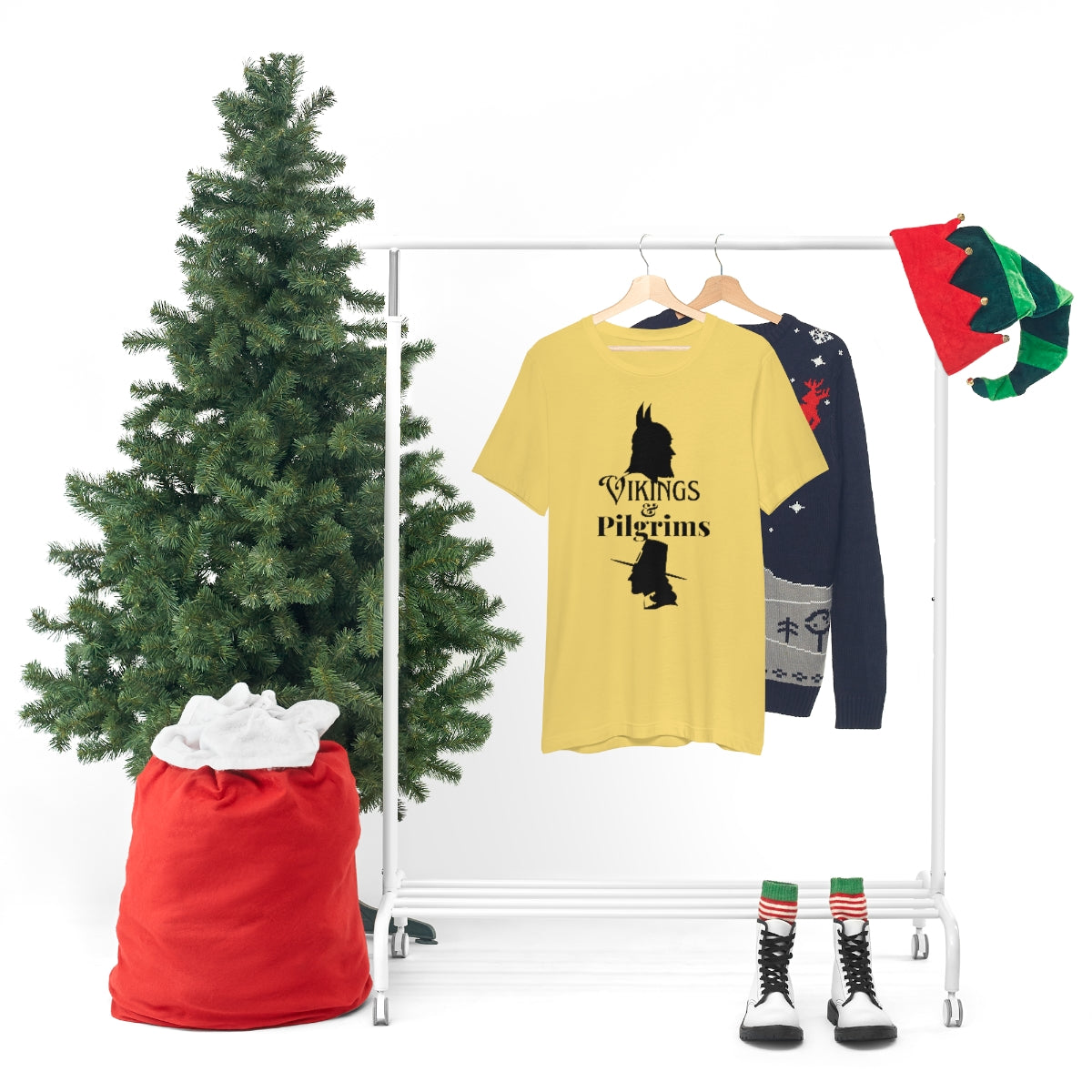 Vikings & Pilgrims Unisex Jersey Short Sleeve Tee