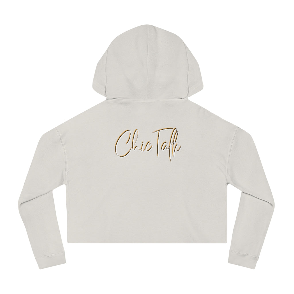 Chic Talk Women’s Cropped Hooded Sweatshirt