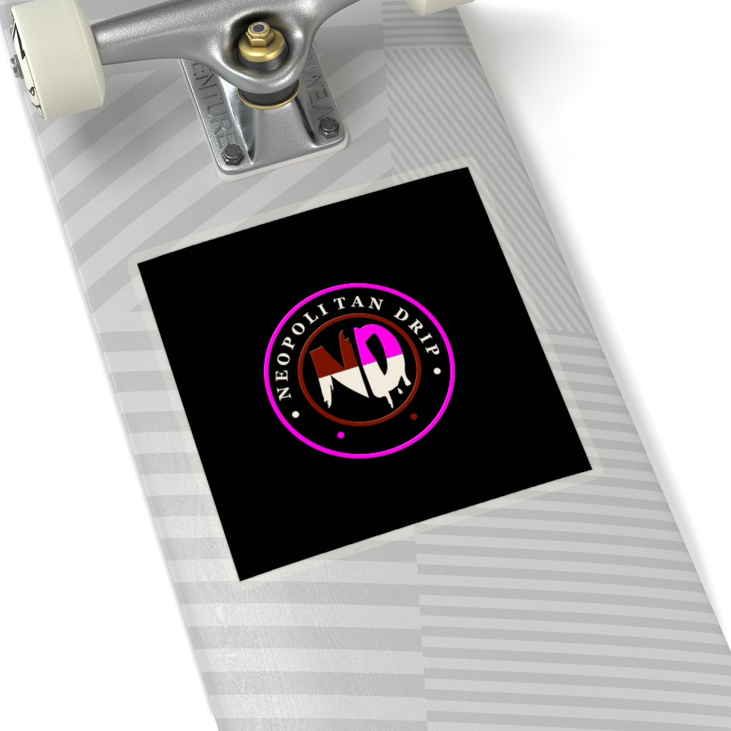 Neopolitan Drip Kiss-Cut Stickers