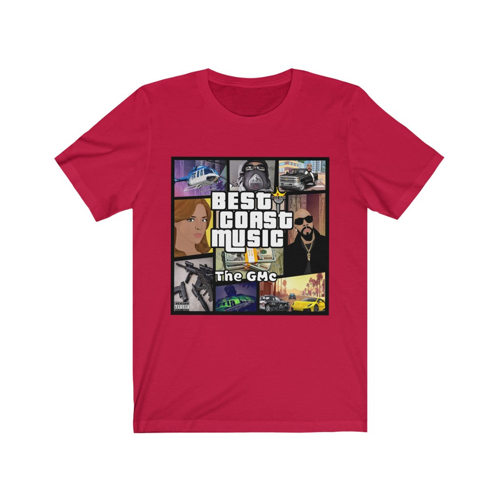 Best Coast Music Game Edition Unisex Jersey Short Sleeve Tee