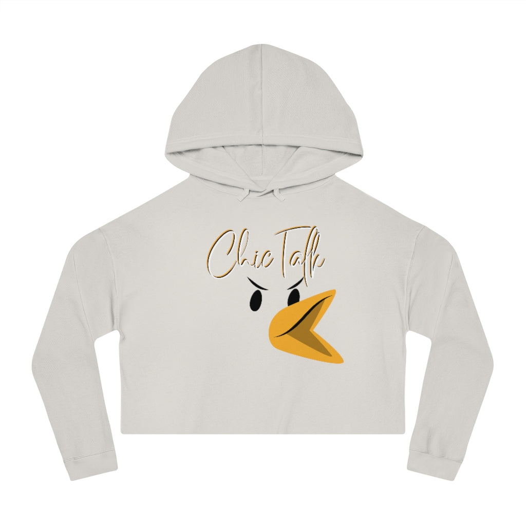 Chic Talk Women’s Cropped Hooded Sweatshirt