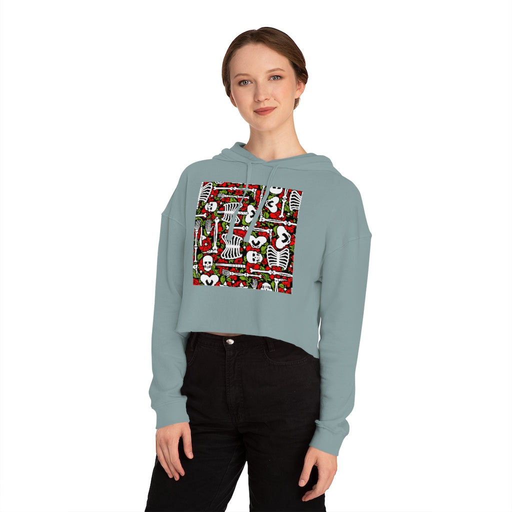 Death Lovely Women’s Cropped Hooded Sweatshirt