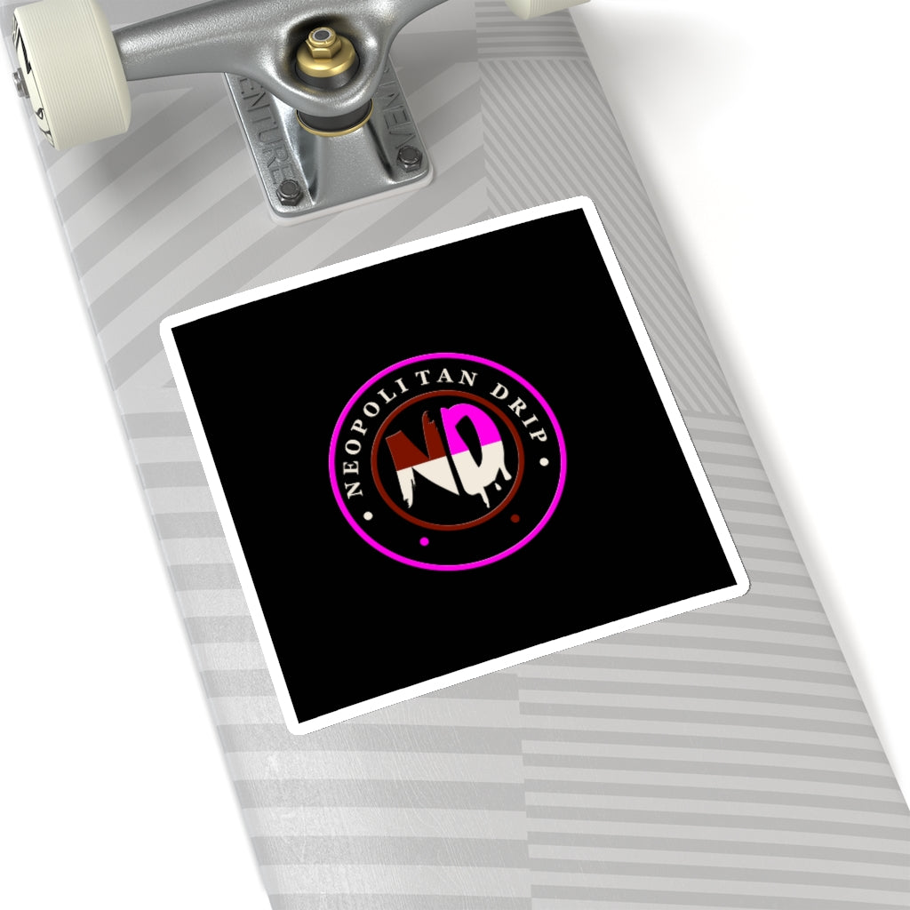 Neopolitan Drip Kiss-Cut Stickers