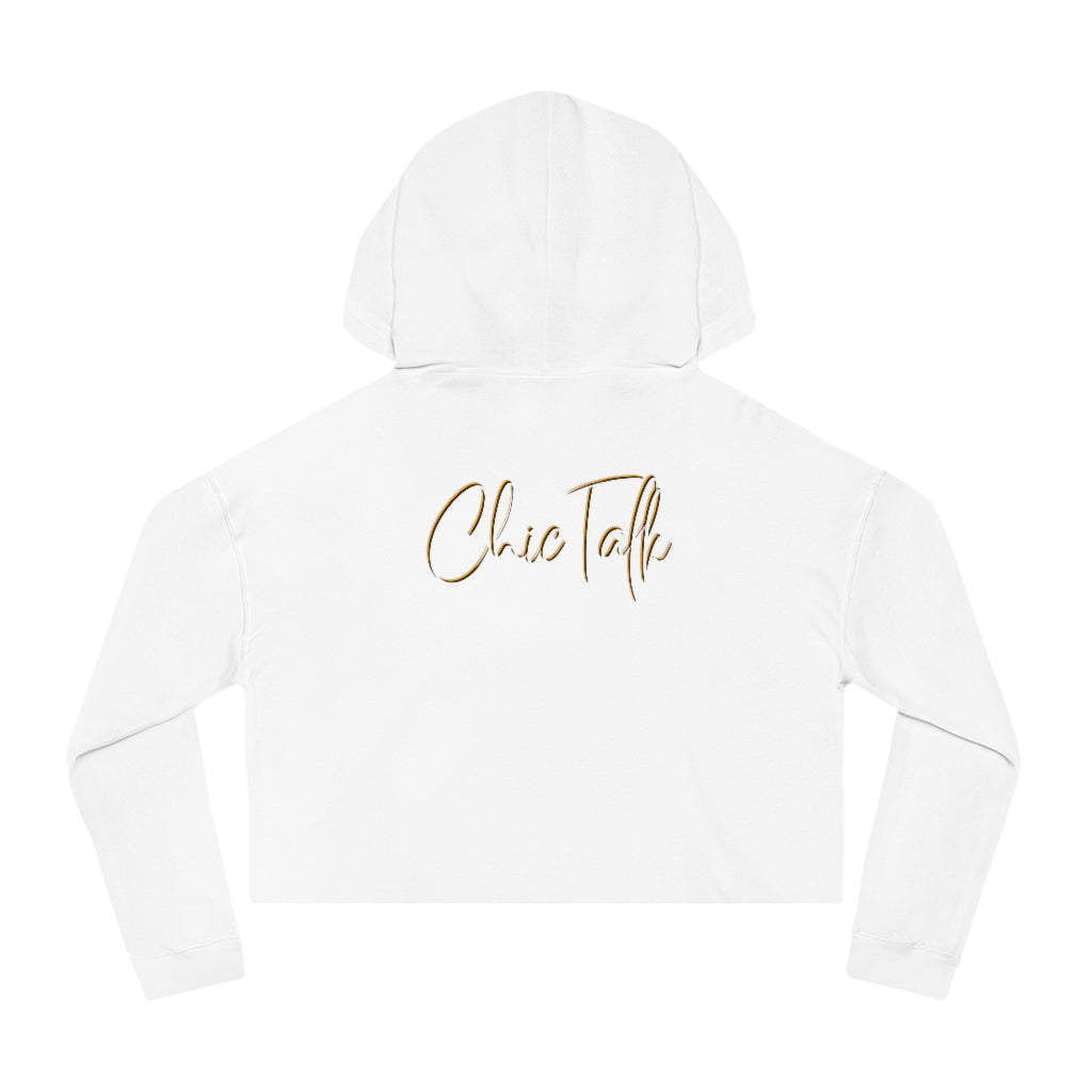 Chic Talk Women’s Cropped Hooded Sweatshirt
