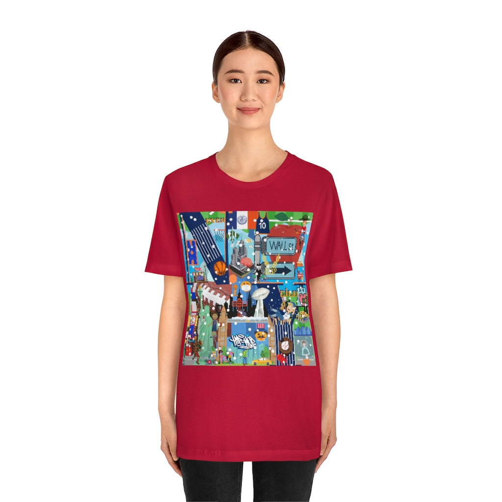 ND City Series N.Y. Unisex Jersey Short Sleeve Tee
