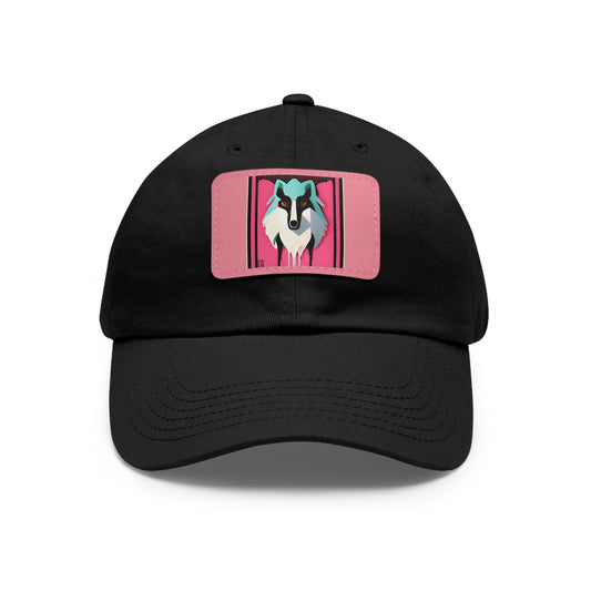 Urban Wolf Dad Hat with Leather Patch