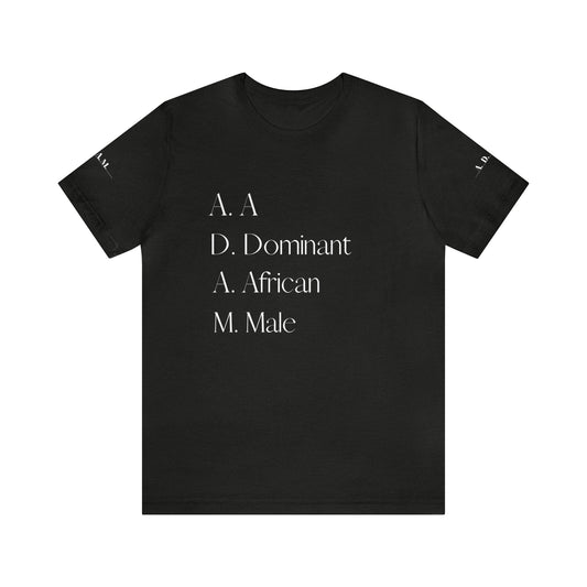 A.D.A.M. Unisex Jersey Short Sleeve Tee