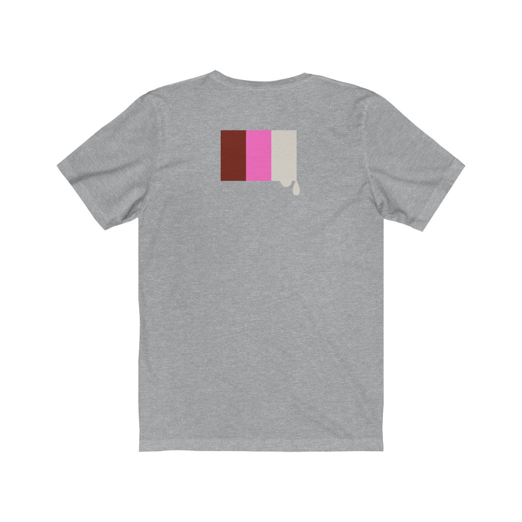 Neopolitan Drip Album Cover Unisex Jersey Short Sleeve Tee