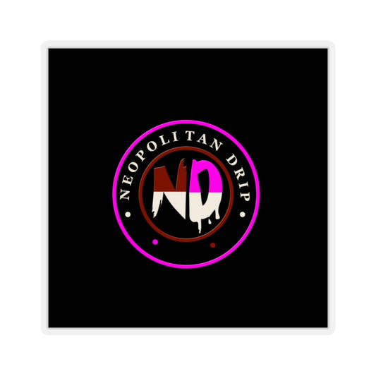 Neopolitan Drip Kiss-Cut Stickers