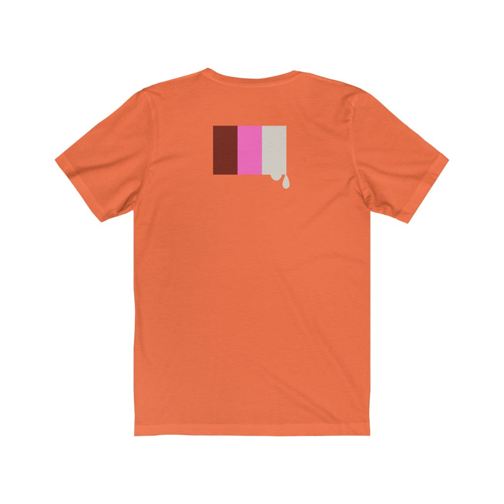 Neopolitan Drip Album Cover Unisex Jersey Short Sleeve Tee
