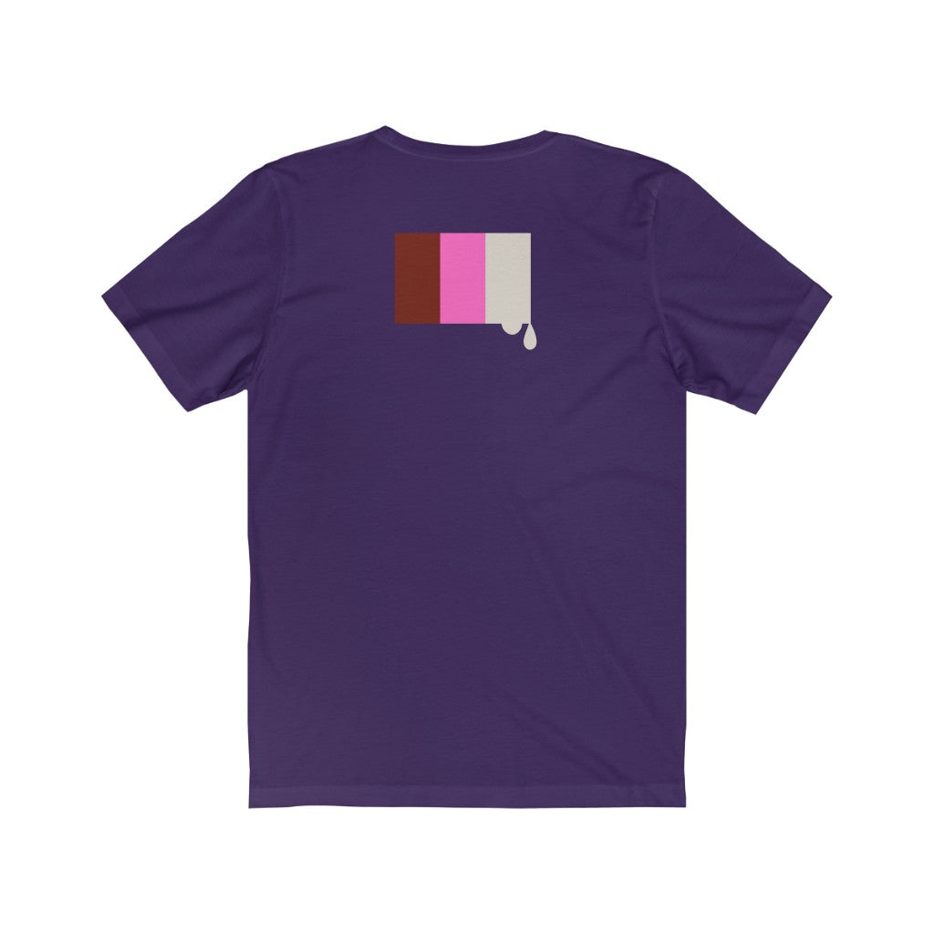 Neopolitan Drip Album Cover Unisex Jersey Short Sleeve Tee